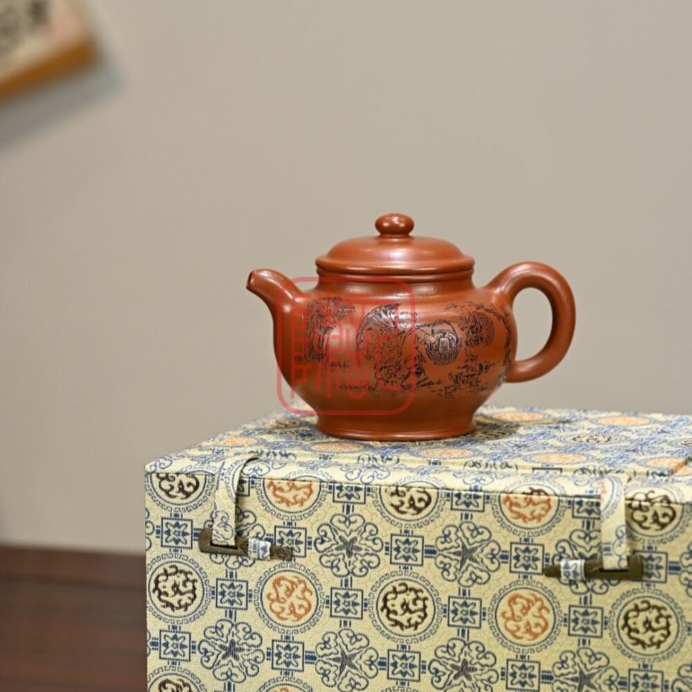 Ấm Tử Sa Xuyết Chỉ 350ml - Đất Chu Nê - Nghệ Nhân Tưởng Tùng Kiệt