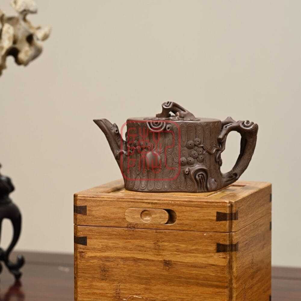 Ấm Tử Sa Tùng Trang 360ml - Đất Tử Nê - Nghệ Nhân Tưởng Tùng Kiệt